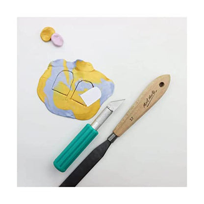 Mont Marte Polymer Clay Set Metallic – 10 Pieces – 100g – Soft, Even Texture – Easy to Shape – Clay for Pottery, Modelling and Handicraft