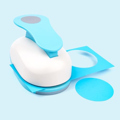 3 Inch Circle Punch, Large Circle Hole Punch, Craft Punches for Paper Crafts, Circular Cutter Tool Circles Hole Puncher Handmade Paper Craft Lever Punches for PaperCrafts DIY Crafting Scrapbooking