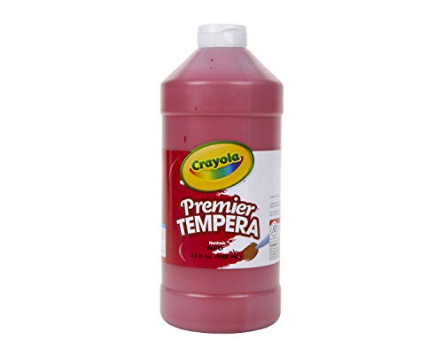 Crayola Premier Tempera Paint Red, 32-oz. Size, 1 Unit, Quart - color: Red