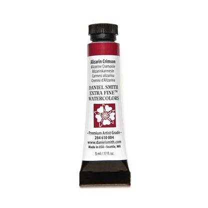 Daniel Smith Extra Fine Watercolor Paint, 5ml Tube, Alizarin Crimson, 284610004 - color: Alizarin Crimson