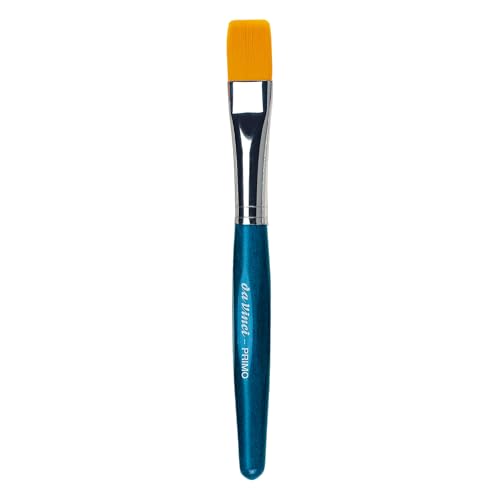 da Vinci Series 354B Primo Synthetic Flat Brush, Size 16. (354B-16) - color: Blue, style: Flat Synthetic