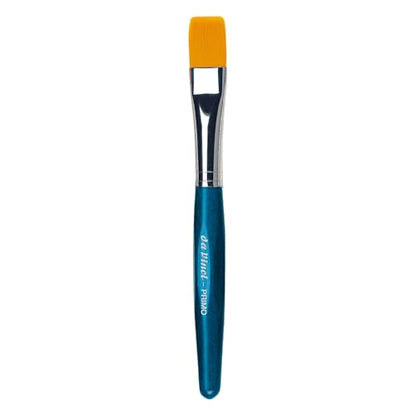 da Vinci Series 354B Primo Synthetic Flat Brush, Size 16. (354B-16) - color: Blue, style: Flat Synthetic