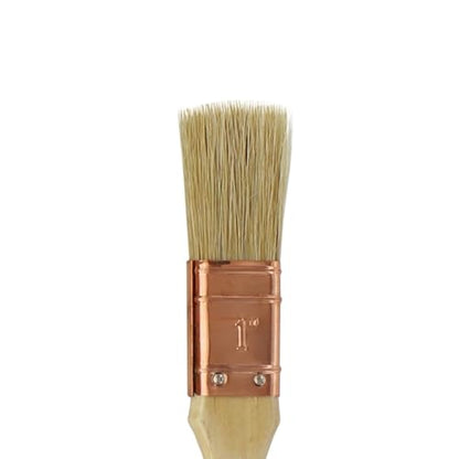 Pro Art Brush Hog Bristle Wash Wide 1" - color: Natural, size: 1 inch