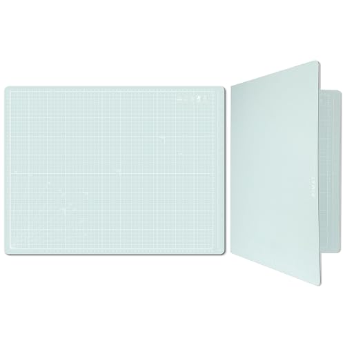 iMAT Flip Cutting Mat A2. Double-Sided, Foldable, CM Grid, Light Green