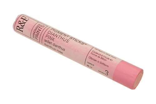 R&F Handmade Paints - Professional Oil Pigment Stick, Dianthus Pink, 38 ml - color: Dianthus Pink, size: 1 Count (Pack of 1)