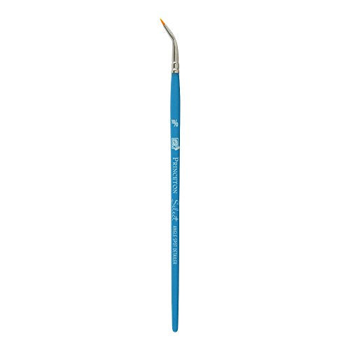 Princeton 10011482 3750TS-10/0 Select Artiste Spot Detailer Angle Paint brush, Synthetic - color: Multicolor, size: Spot Detailer Angle 10/0