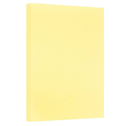 JAM PAPER Extra Heavy Weight 110lb Cardstock - 11 x 17 - Tabloid Coverstock - Canary Yellow - 50 Sheets/Pack - color: Canary, size: 11" x 17"