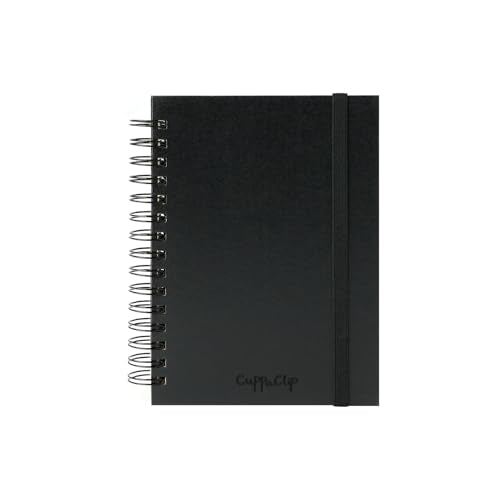 CuppaClip Sketch Book Hardcover Drawing Pad 300GSM Acid-Free Paper Spiral Bound Sketchbook 50 Sheets/100 Pages Art Supplies (Spiral Binding, 5.9x8.3in) - color: Spiral binding, size: 5.9x8.3in