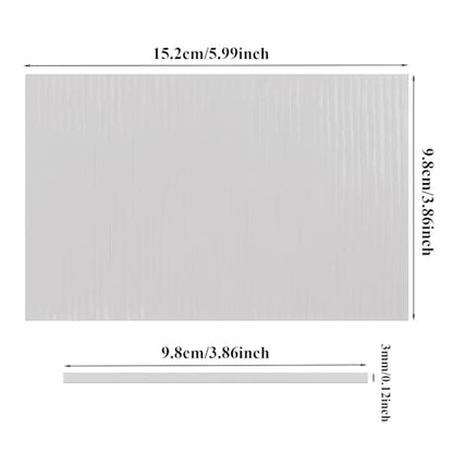 Crafjie 1200 Pieces 3.86 Inch Foam Sticky Strips Double Sided Dual-Adhesive 3D Foam Tapes 24 Sheets for Shaker Card Scrapbooking - size: 3.9x0.12in,1200pcs