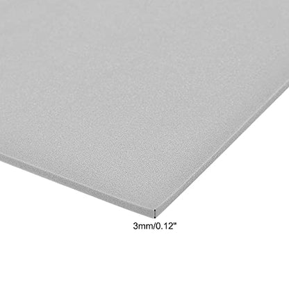 uxcell Grey EVA Foam Sheets 10 x 10 Inch 3mm Thickness for Crafts DIY Projects, 4 Pcs - color: Grey