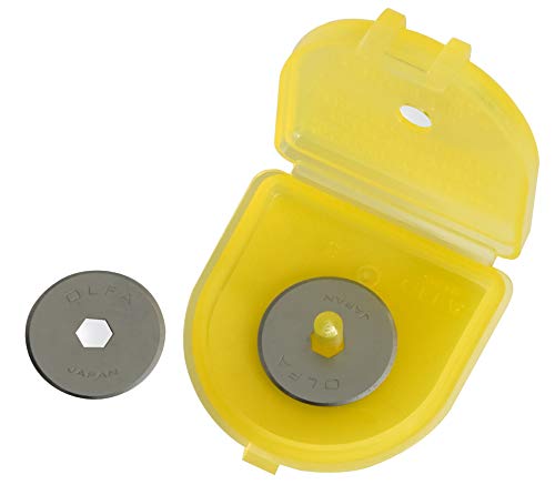 Olfa Rotary Blade Refills 18mm 2/Pkg, Silver