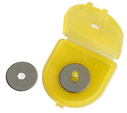 Olfa Rotary Blade Refills 18mm 2/Pkg, Silver