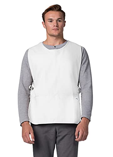 Adar Universal Cobbler Apron 6 Pack - Unisex Cobbler Apron - color: White, size: Standard