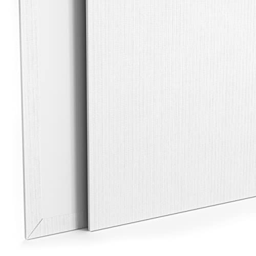 GOTIDEAL Canvases for Painting, 12x12 inch of 12 Pack, 100% Cotton - size: 12"x12"