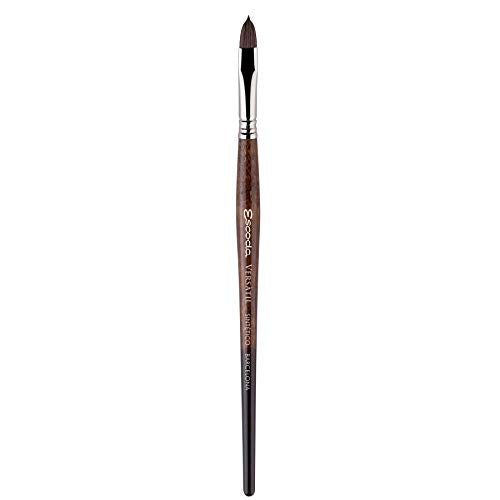 Escoda Versatil 1541 Series Artist Watercolor and Acrylic Paint Brush, Short Handle, Filbert, Size 6 - size: Size 6, style: Filbert