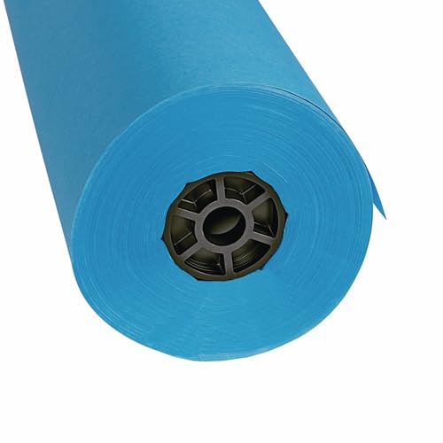 Colorations DSBB Bright Blue Dual Surface Paper Roll 36" x 1000' (1 Roll) - color: Bright Blue