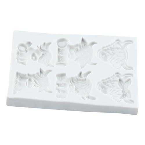 Scotch Cattle Polymer Clay Mold Highland Cow Silicone Molds | Animal Clay Mold DIY Crafts Air Dry Plaster Polymer Epoxy Resin Casting Jewelry Making