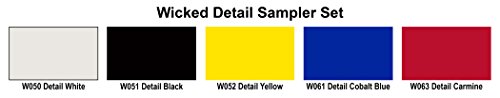 Wicked Colors W110-00 2-Ounce Wicked Detail Sampler Set Airbrush