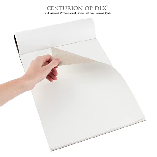 Centurion Deluxe Oil Primed Linen Pad 11"x14" - size: 11 x 14 inches