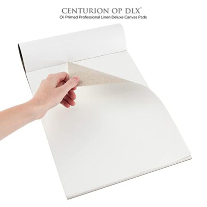 Centurion Deluxe Oil Primed Linen Pad 11"x14" - size: 11 x 14 inches