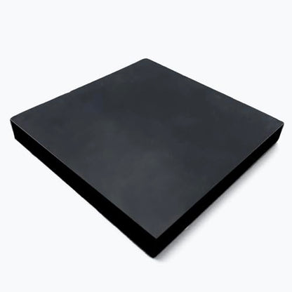 MIKMAYTOO Rubber Bench Block Jeweler's Rubber Bench Block Rubber Stamping Block for Hammering, Shaping, Chasing, Flattening Metals (200 * 200 * 10mm) - color: 200*200*10mm