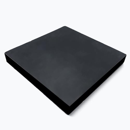MIKMAYTOO Rubber Bench Block Jeweler's Rubber Bench Block Rubber Stamping Block for Hammering, Shaping, Chasing, Flattening Metals (200 * 200 * 10mm) - color: 200*200*10mm
