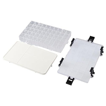 HomeSoGood 50-Well Watercolor Palette Box,Airtight Stay Wet and Leak Proof Painting Palette Watercolor Painting Pallet for Oil Paint, Gouache