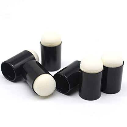 40pcs Finger Sponge Daubers with Storage Box for Painting Chalk Ink Card Making Drawing DIY Craft Handmade Finger Painting Sponge Set Craft Drawing Sponge Dauber Set Painting Projects-Daubers