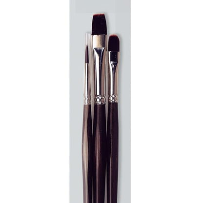 da Vinci Oil & Acrylic Series 4221 Top Acryl Long-Handled Paint Brush Set, Multiple Sizes, 3 Brushes (Series 7185, 7485, 7785) - style: Top Acryl Ergo Starter Set