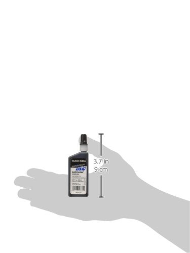 Koh-I-Noor Rapidraw Pigment-Based Ink, 0.75 Oz Bottle, Black (3084F.BLA) - size: 0.7 fl oz, style: Rapidraw Ink
