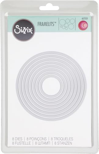 Sizzix Framelits Die Set 8/PK - Circles - style: Circles