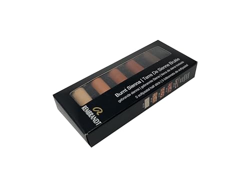 Rembrandt Soft Pastel Set, Burnt Siennas, 5 Count