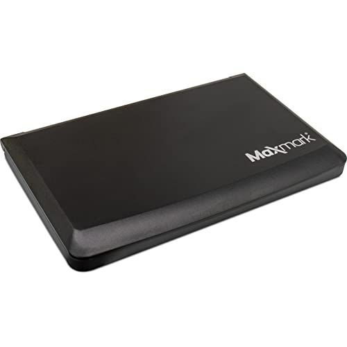 MaxMark Large Premium Black Ink Stamp Pad - 3.5" x 6.25" - Quality Felt Pad - color: Black, size: 3.5" x 6.25"