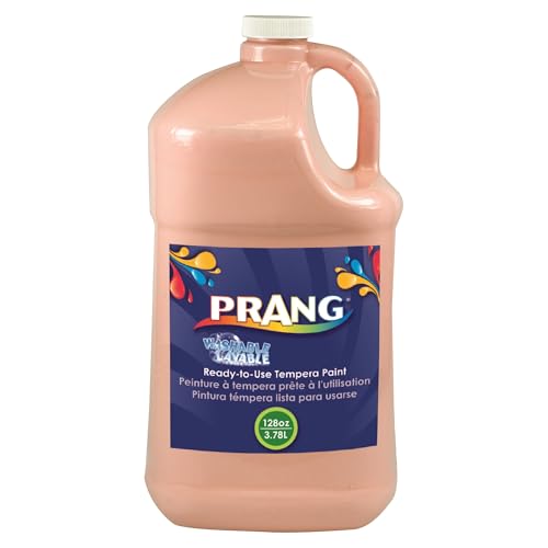 Prang Washable Tempera Paint, Peach, 1 Gal - color: Peach