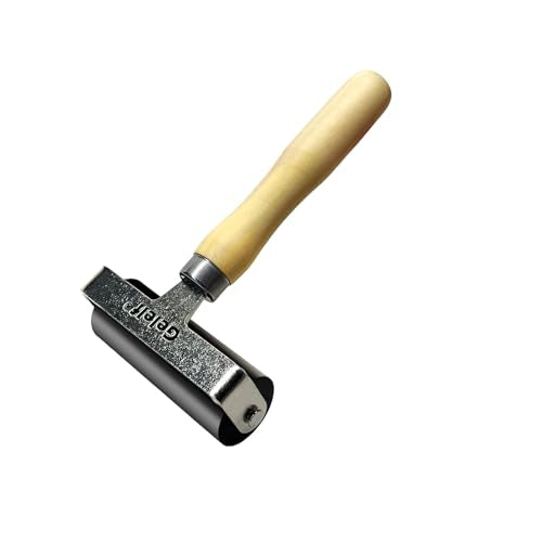 GELELF Smooth Peeling Brayer Roller - Wood Hand Roller Rollers Ink Roller Tape Roller for Gluing Taping Gel Printing Inking Block Printmaking Stamping Scrapbooks (#5: 3 Inch (8CM)) - color: #5: 3 Inch (8CM)