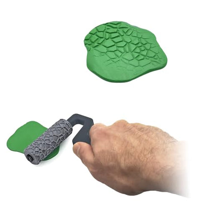 EnderToys Mini Texture Roller (Starter Set) - Textured Rolling Pin and Accessories for Modeling Putty and Clay