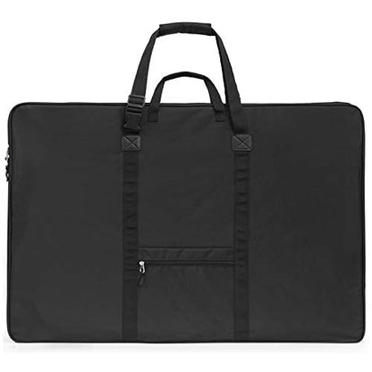 Nicpro Art Portfolio Bag 23 x 31 in, Nylon Artist Carrying Bag Waterproof | Soft Sided Bag, Adjustable Shoulder Strap, Storage Case for Artwork Sketch Drawing Canvas Photography Poster Solar Panel - size: 23 x 31 inches