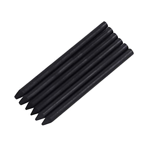 6 Pcs Soft Medium Hard 5.6mm Charcoal Lead Refills Mechanical Pencil Lead Professional Artist Sketch Pencil Refills Automatic Graphite Pencil Lead Refills for Students Drawing Sketching Art Supplies - color: 6pcs 5.6mm Lead Refills-Soft Medium Hard