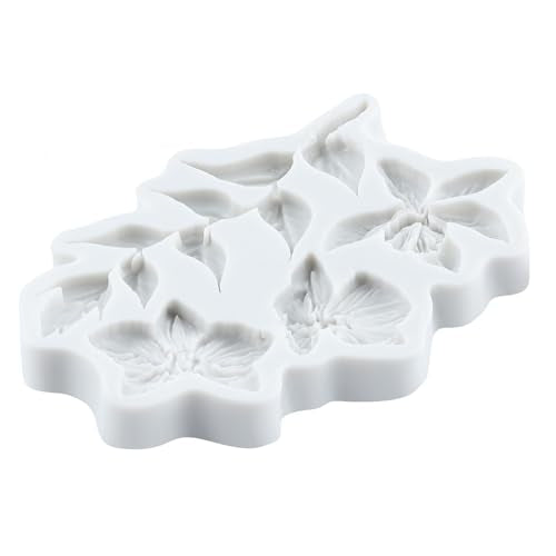 Flower Polymer Clay Molds Flower and Leaf Silicone Mold - color: Style B