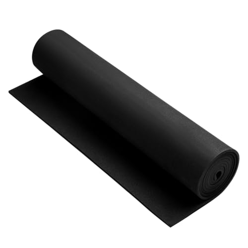 AMZQNART 2mm EVA Foam Sheets Roll 16x29.5in Black for Cosplay DIY 90kg/m3 - color: 16×29.5in Black, size: 2mm-Thick