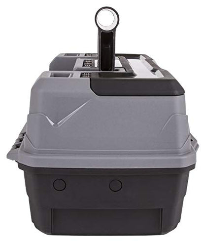 ArtBin 6891AG 1-Tray Art Supply Box, Portable Art & Craft Organizer with Lift-Up Tray, [1] Plastic Storage Case, Gray/Black - style: One Tray