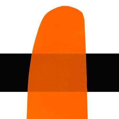 GOLDEN Heavy Body Acrylics, Fluorescent Orange-Yellow, 4 fl. oz. Jar, Professional Acrylic Paint, Transparent