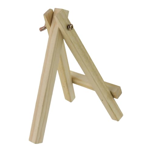 4 Pcs Tabletop Easel,Easel for Painting 6.3 Inch Wooden Painting Stand for Art,and Crafts,Portable Canvas Photo Picture Sign Holder for Kids and Adults - size: 6.3"x3.54"/16x9 cm(LW)