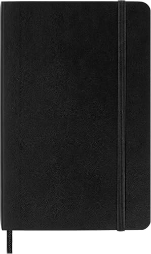 Moleskine Classic Notebook, Soft Cover, Pocket (3.5" x 5.5") Plain/Blank, Black, 192 Pages