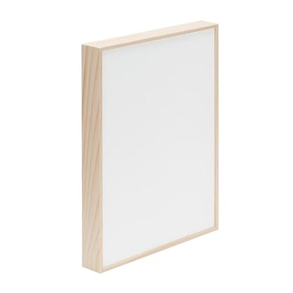 Da Vinci Pro Liquid Art Multi-Media Panel 6x6, 1-1/2" Deep Gesso Board with Natural Wood Frame, Raised Lip Wood Canvas Panel Ideal for Artists Using High Flow Acrylics and Alcohol-Based Dyes - size: 6x6"