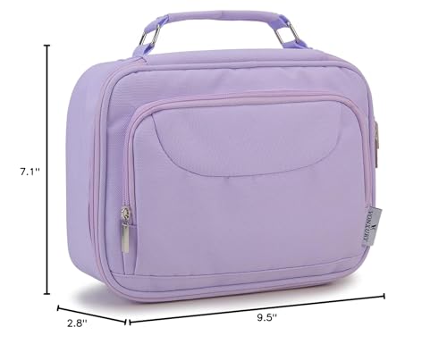 VX VONXURY Large Pencil Case, 54-Slot Colored Pen Pouch 2 Removable Sleeves - color: Light Purple