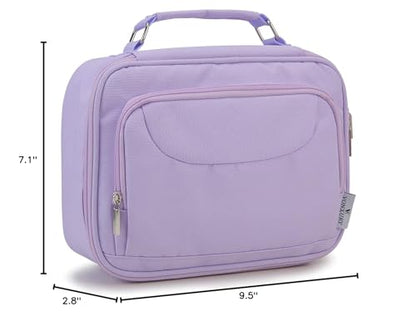 VX VONXURY Large Pencil Case, 54-Slot Colored Pen Pouch 2 Removable Sleeves - color: Light Purple