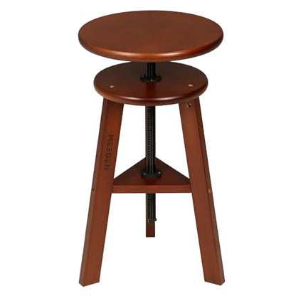 MEEDEN Wooden Drafting Stool with Adjustable Height, Artist Stool,Office Studio Stool, Up to 220 Lbs,German Beech Wood, Perfect for Artists Studio,Home Use,Kitchen,Bars | Up to 220 Lbs, German Beech Wood Drafting Chair, Perfect for Artists Studio, Home Us