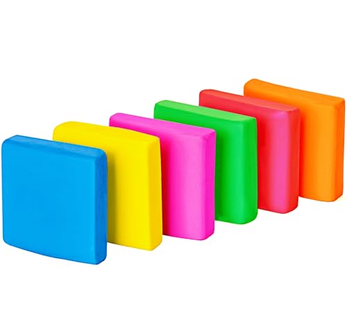 Kneaded Erasers for Artists Drawing No Smudge 12 Pcs Moldable and Kneadable Gum Eraser Clay for Sketching – Fun Pencil Erasers for Kids Bulk Classroom Gifts for Students