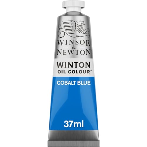Winsor & Newton Winton Oil Color, 37ml Tube, Cobalt Blue | High-quality pigments, Durable, Lightfast, Permanent, Uniform Consistency, Great Pigment Load - color: Cobalt Blue, size: 1.25 Fl Oz (Pack of 1), style: 1.25-oz Tube
